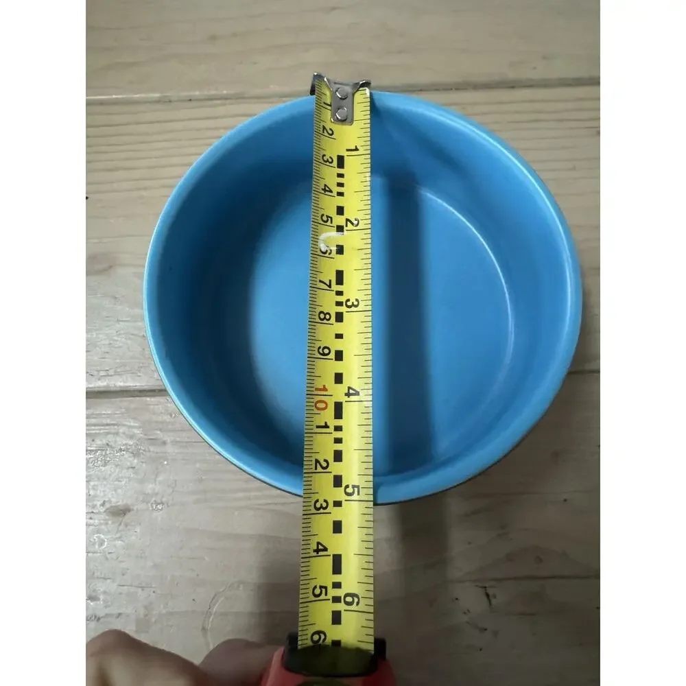 SPUNKYJUNKY Ceramic Dog Cat Bowl 13.5oz Weighted Pet Food Water Dish